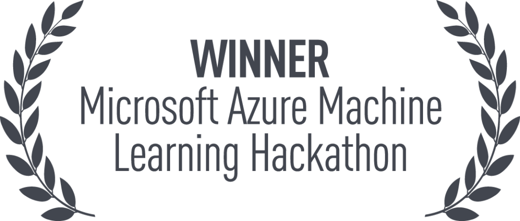 Winner — Microsoft Azure Machine Learning Hackathon
