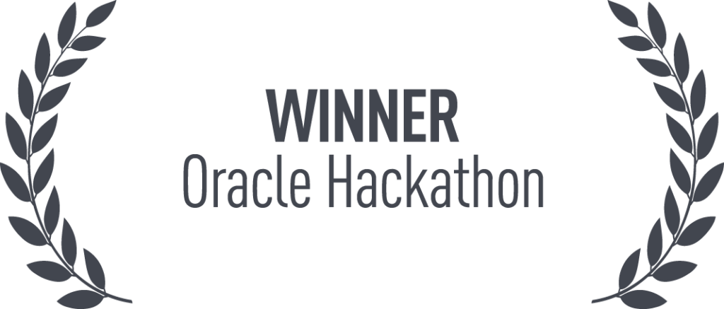 Winner — Oracle Hackathon