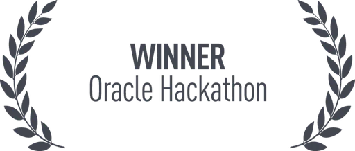 Winner — Oracle Hackathon