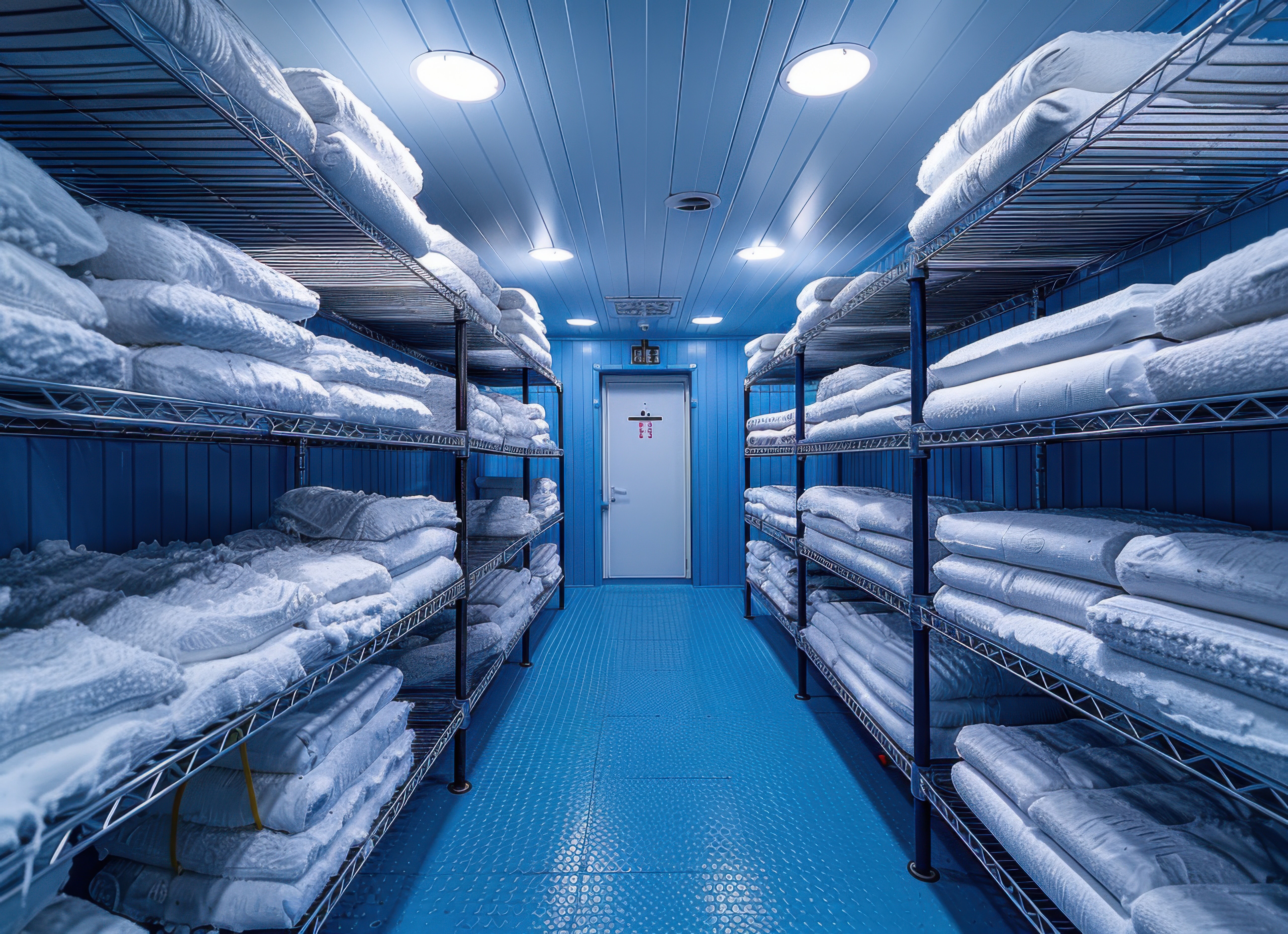 Temperature-controlled seafood cold storage