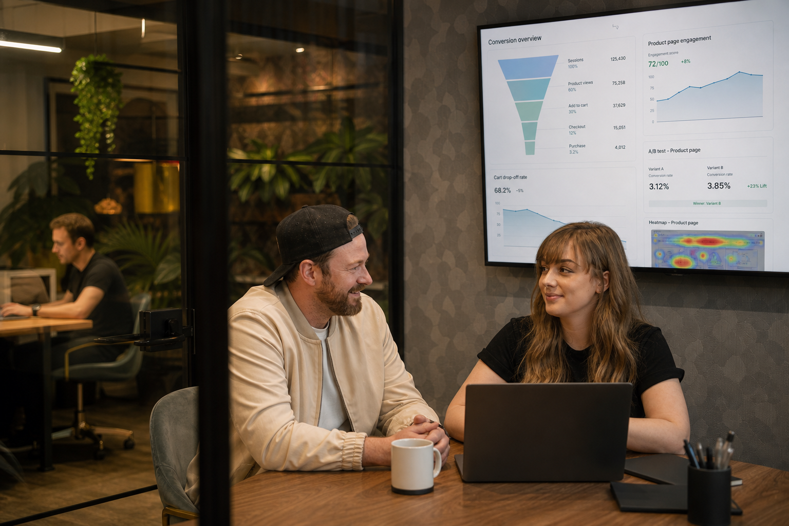 Conversion rate optimisation dashboard review