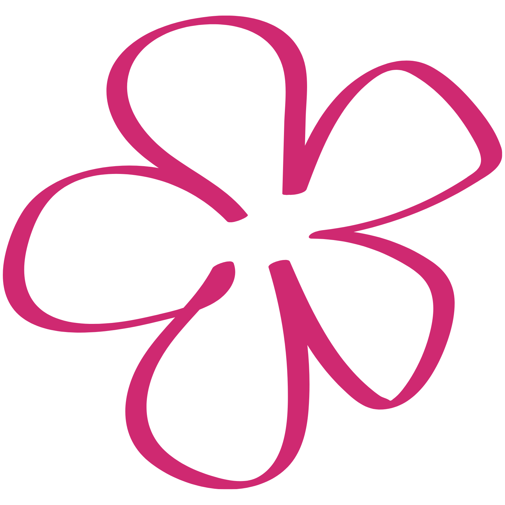a pink flower