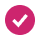 a pink check mark