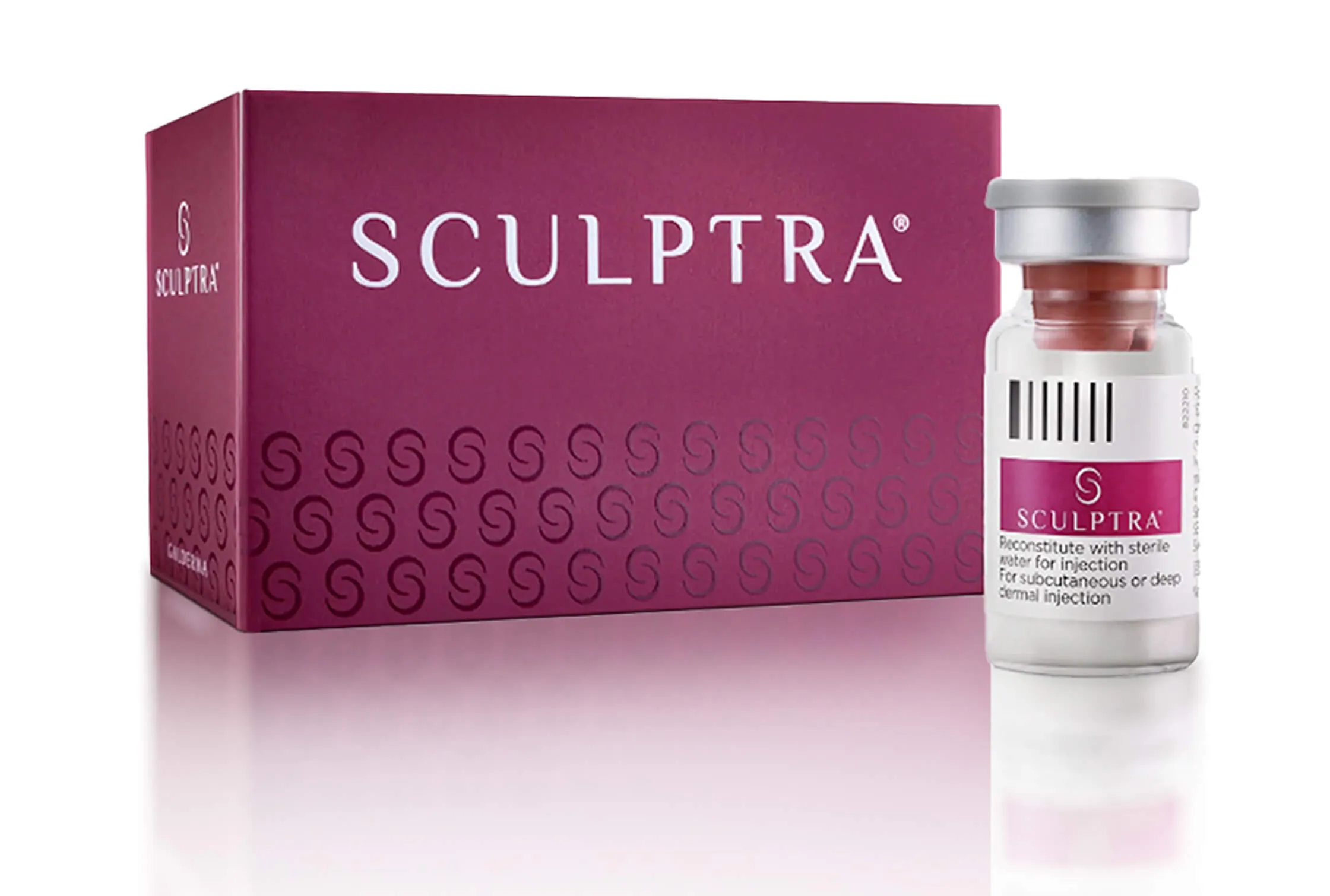 Sculptra collagen stimulator used to restore facial volume and gradually improve skin firmness