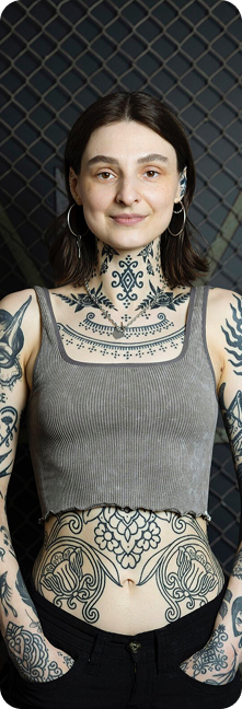 Dietrich tattoo artist in Berlin specializing in traditional tattoos