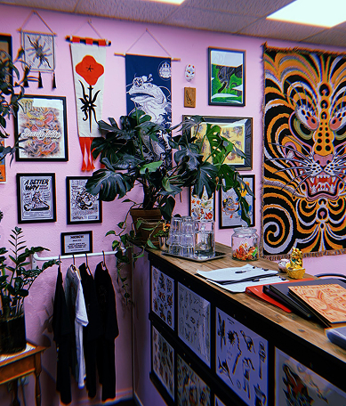 Inside A Better Way Tattoo Parlour tattoo studio in Berlin