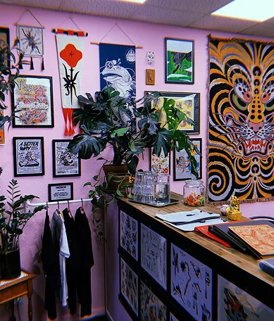 Inside A Better Way Tattoo Parlour tattoo studio in Berlin