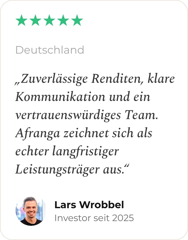 Erfahrungsbericht von Lars Wrobbel