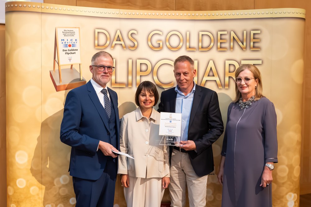 Auszeichnung Goldenes Flipchart