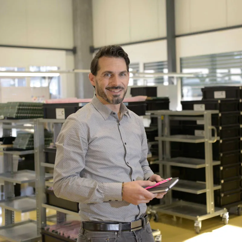 Elio Archidiacono, Leiter Produktion – Portrait bei Computechnic AG