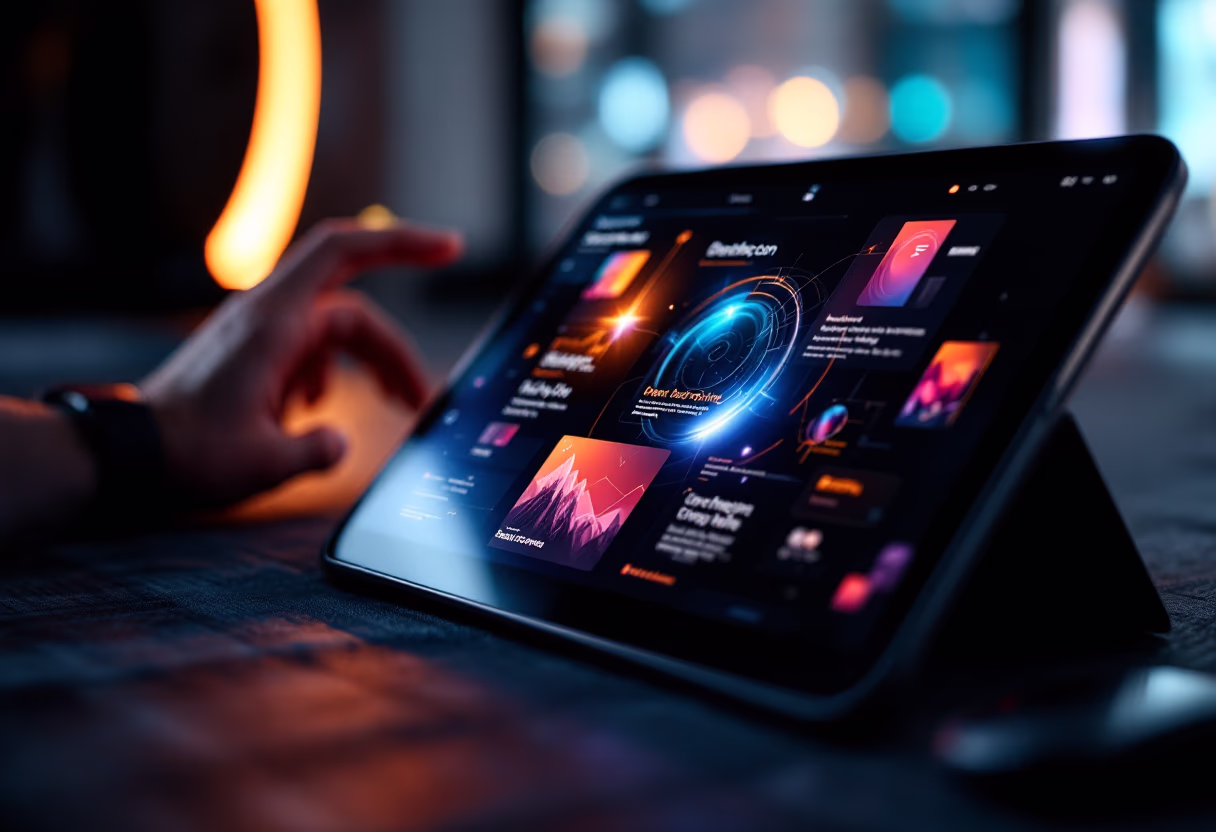digital project image of automation software interface (for a robotics and automation)