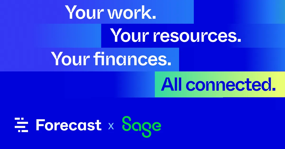 Sage and Accelo, now with Forecast, Team Up