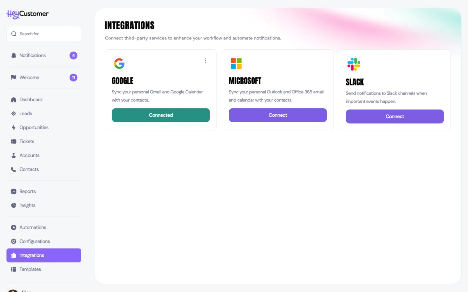 Integrations