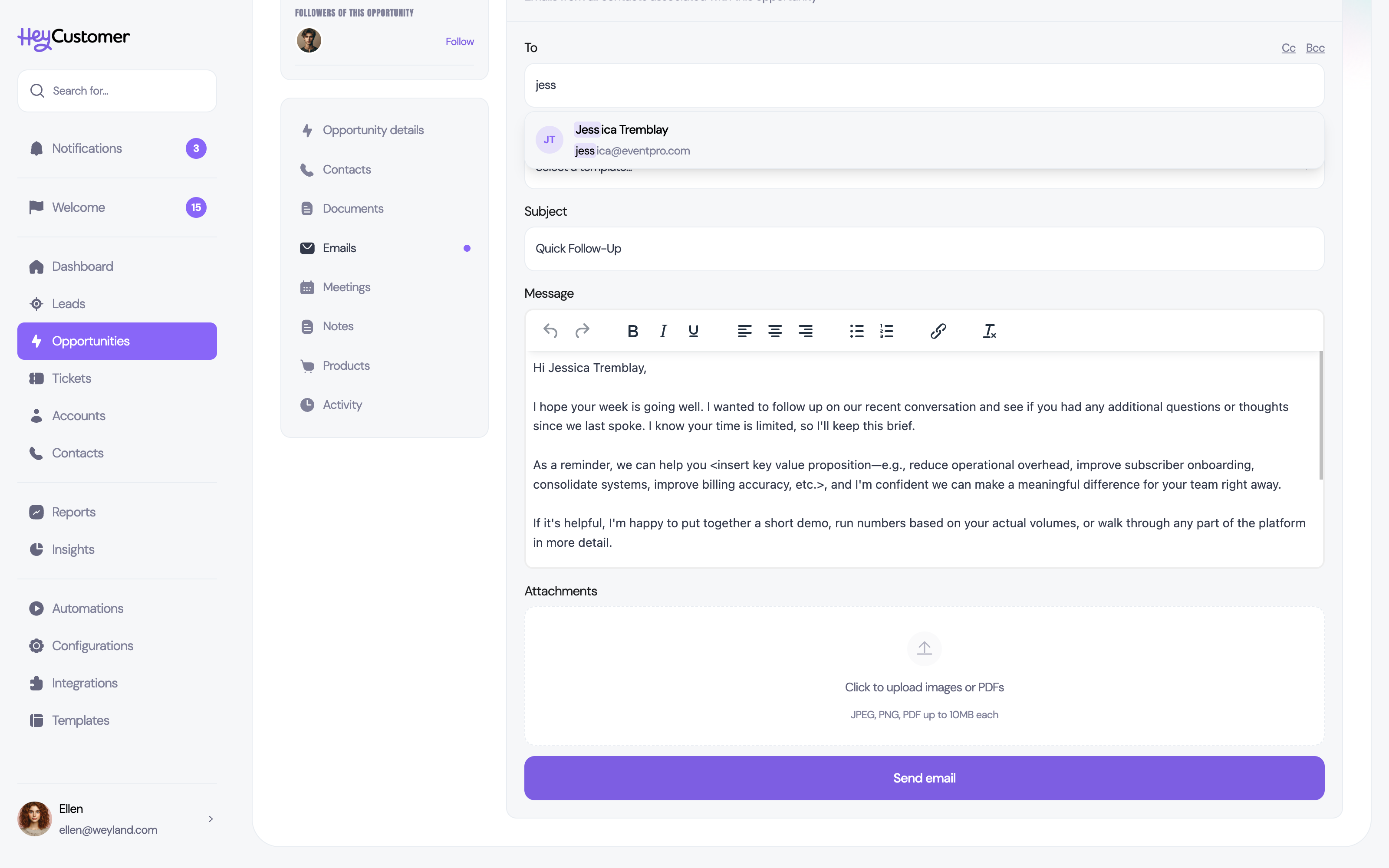 Email & Calendar Sync