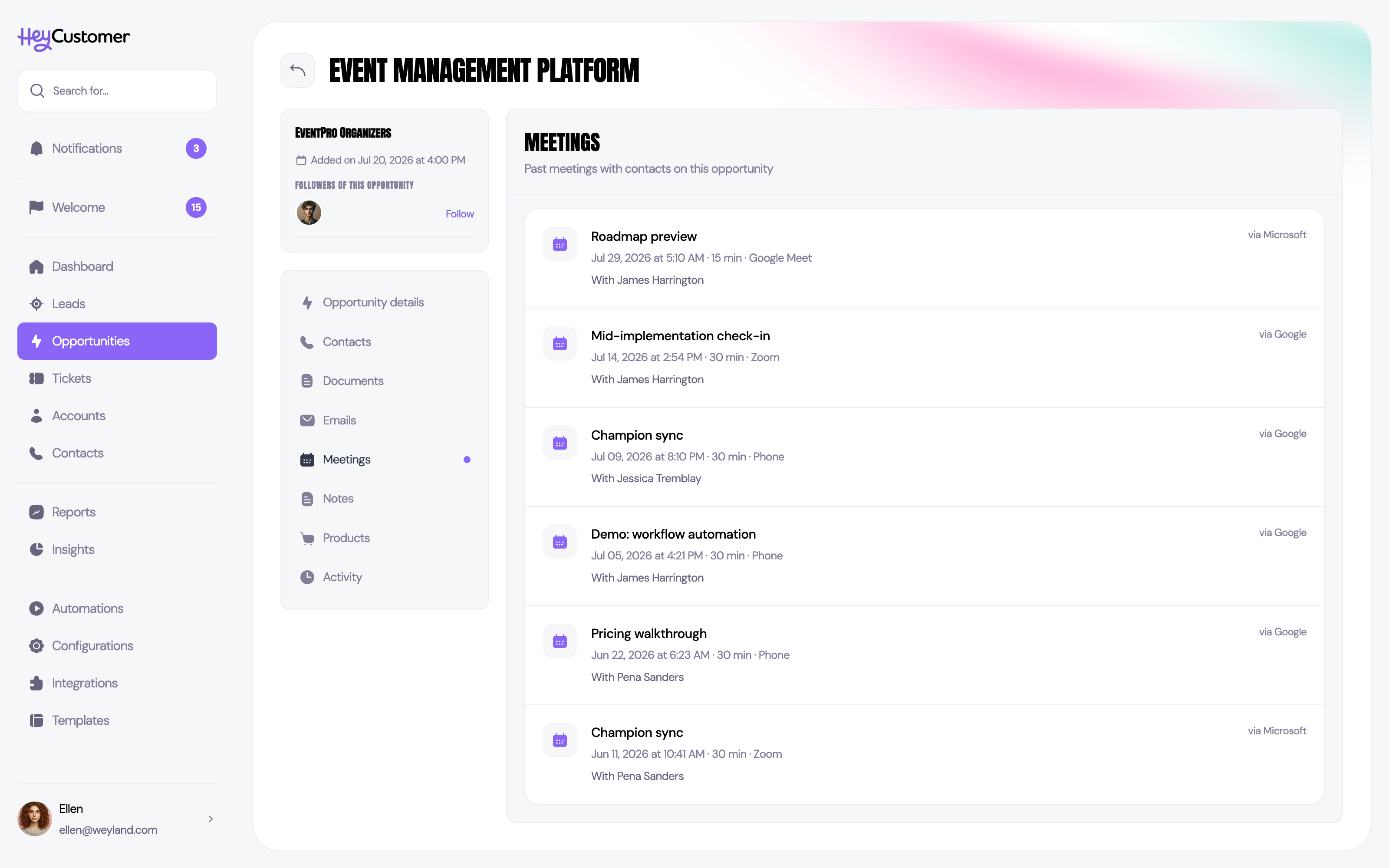 Email & Calendar Sync