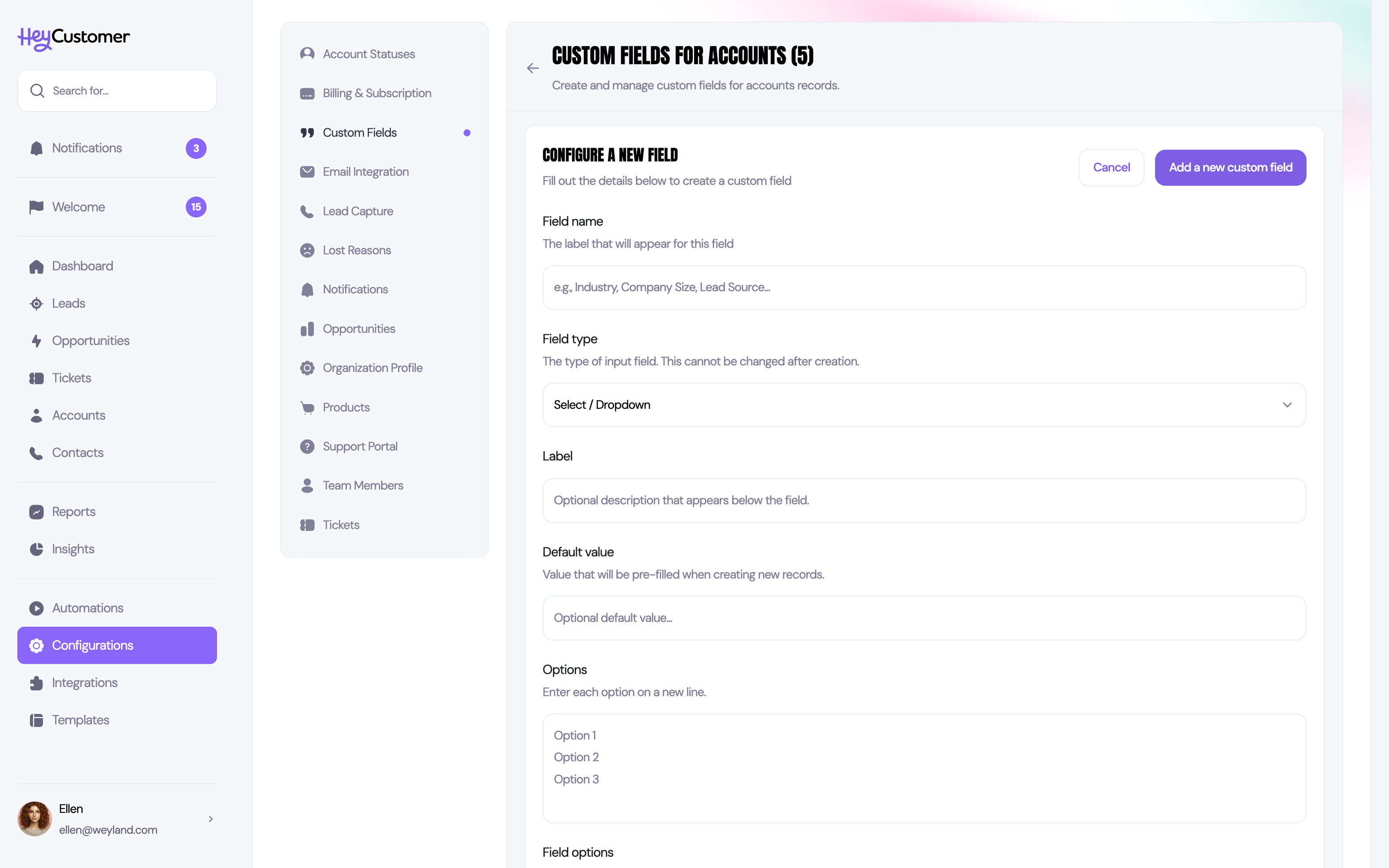 Contacts & Accounts