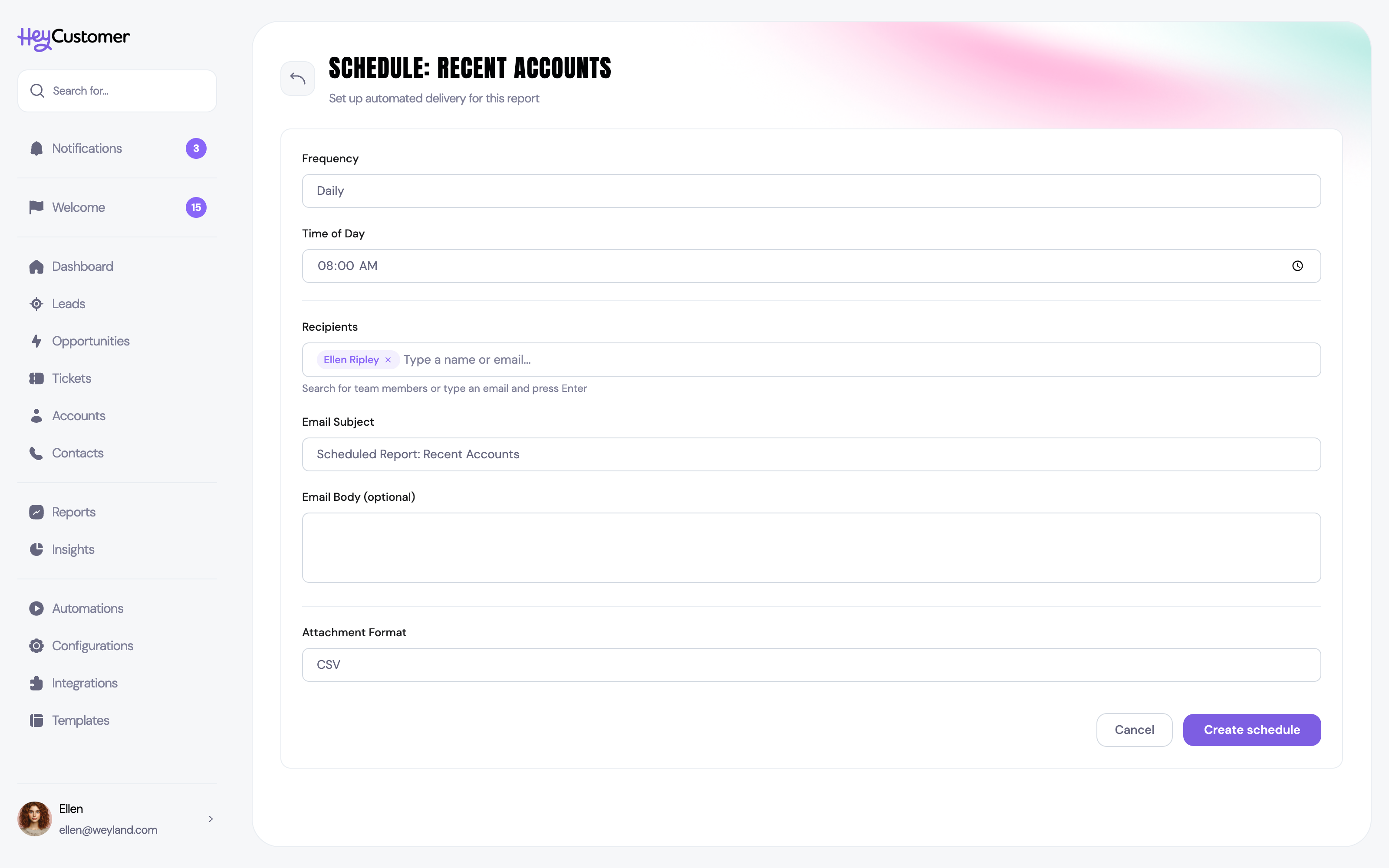 Reporting & Dashboards