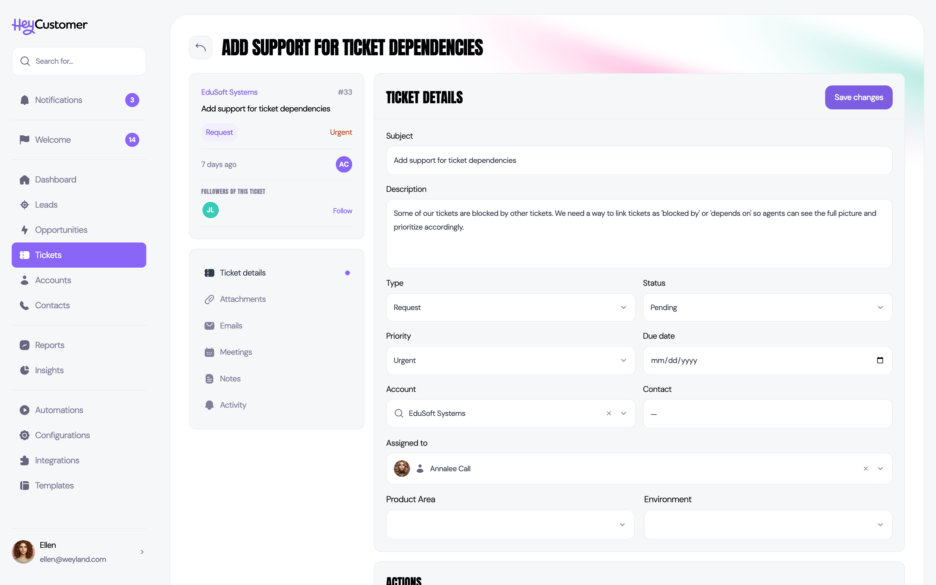Support Ticketing