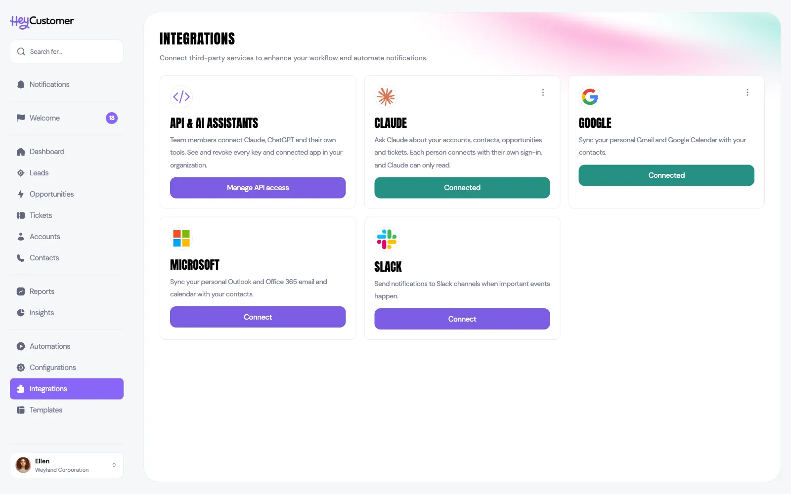 Integrations