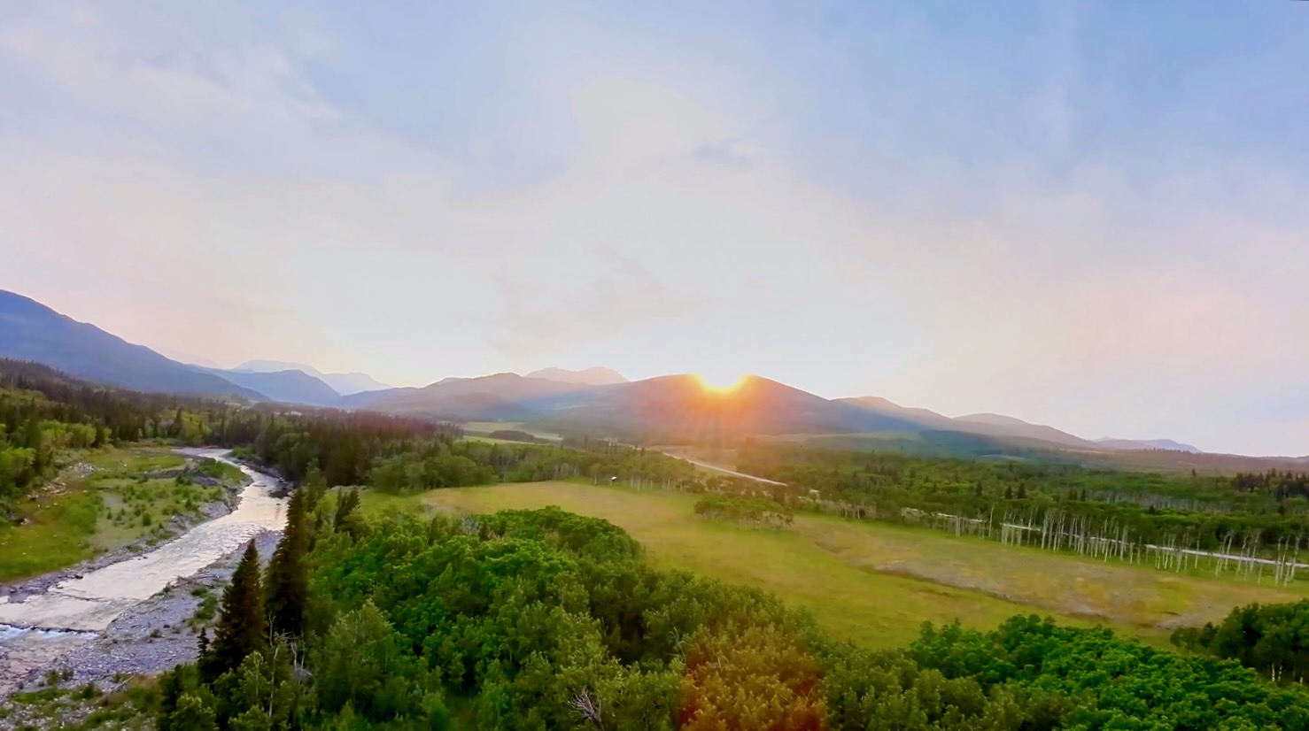 Diamond Valley sunset