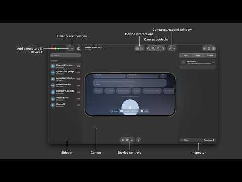 Xcode 27 Device Hub: Manage Physical and Simulated Devices