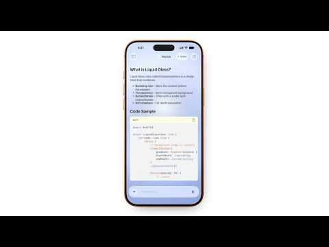 Generate LLM Responses With These SwiftUI AI Chat Components