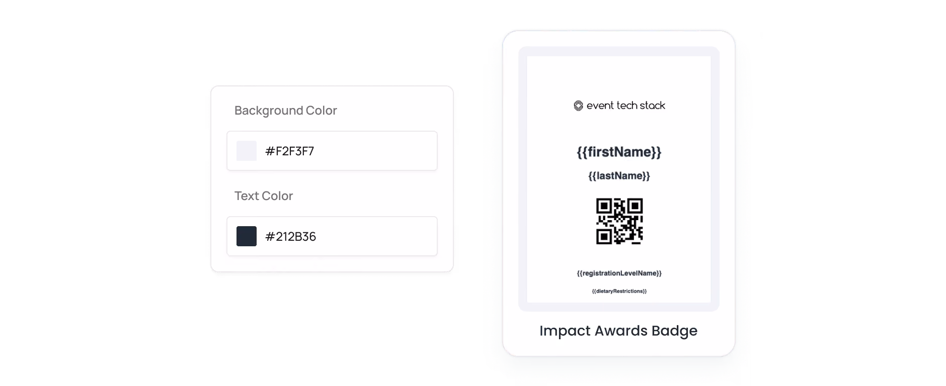 Multi-Event Management - Badge Design Templates