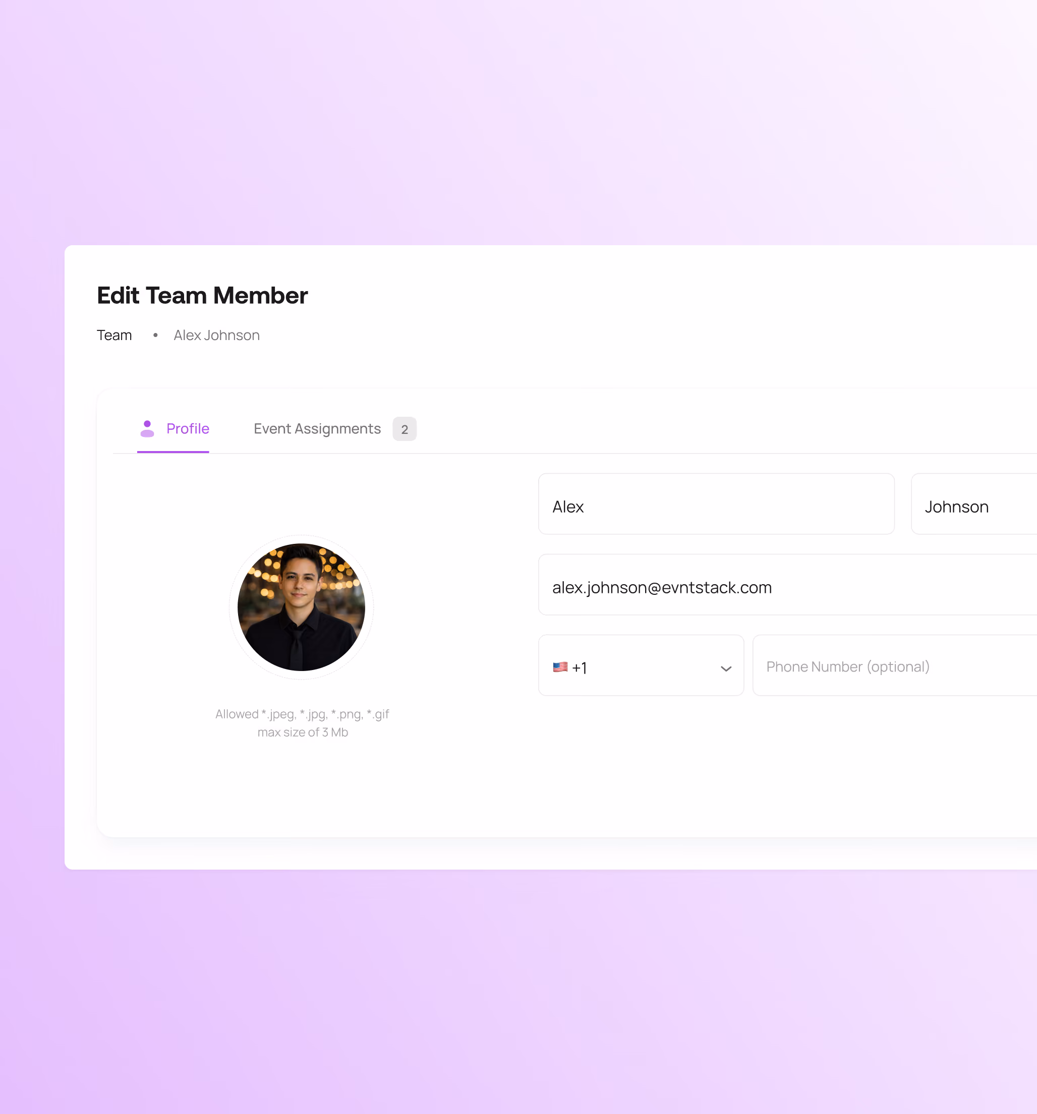Multi-Event Management - Event-Specific Permissions