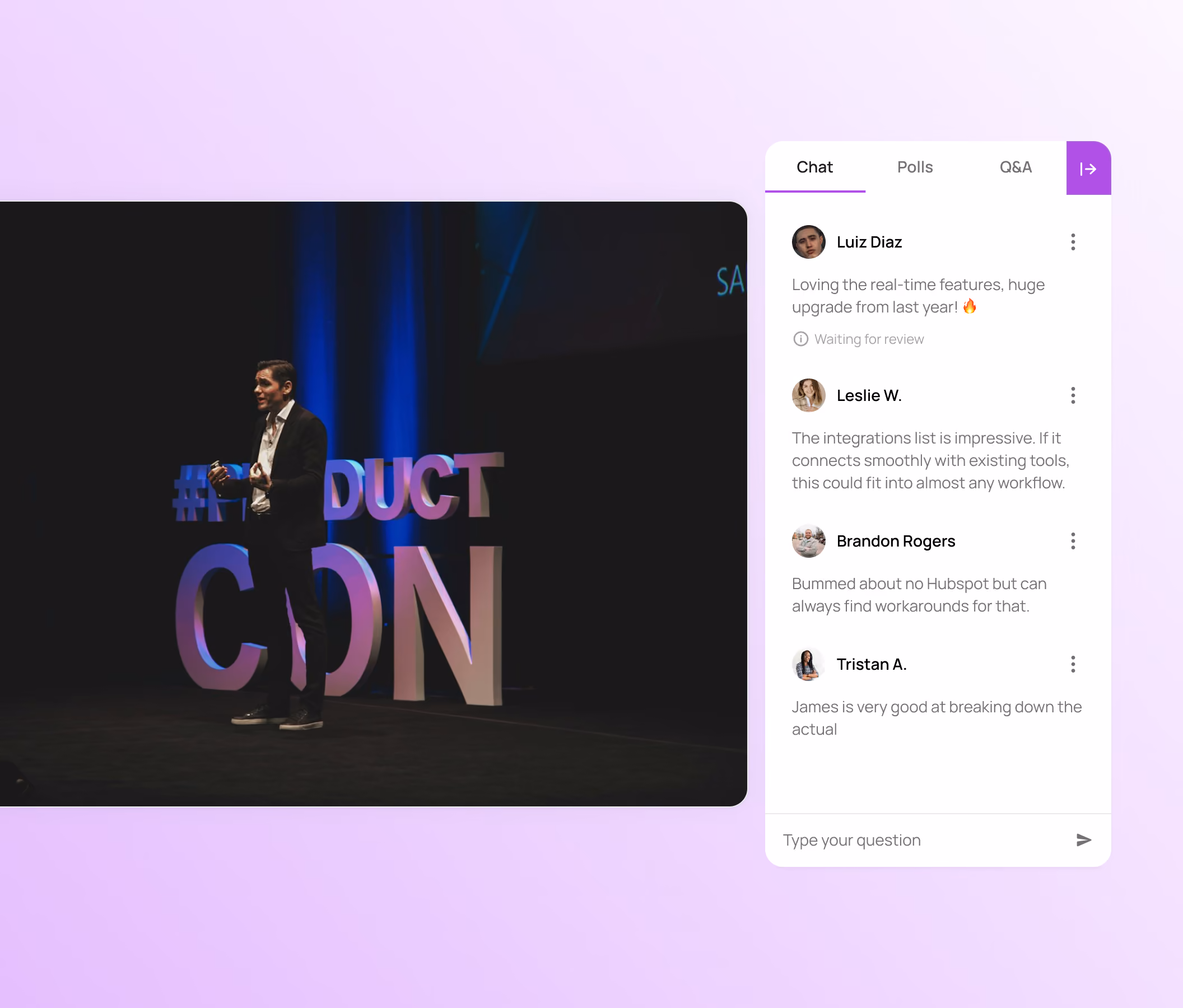 Networking & Engagement - Live Chat