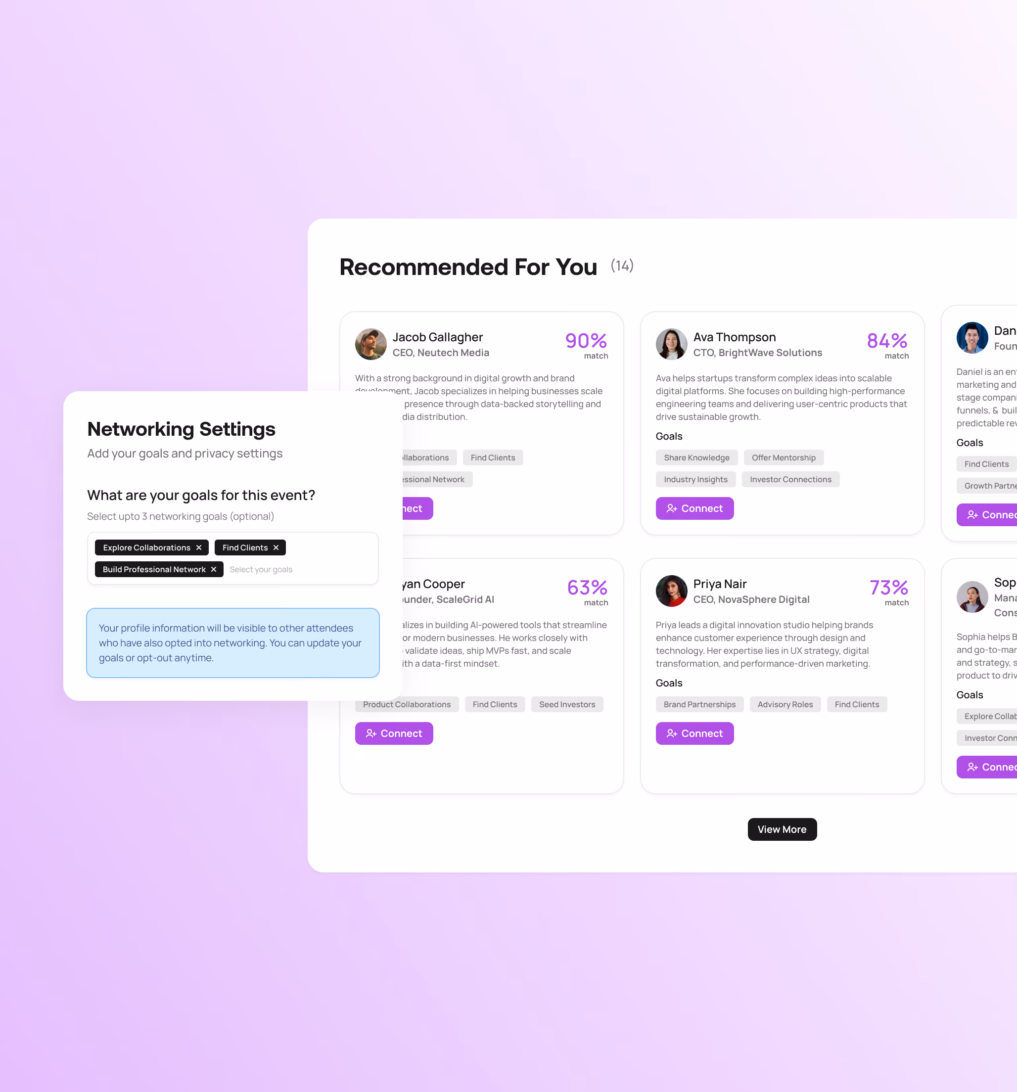 Event Hub - Networking & Connections