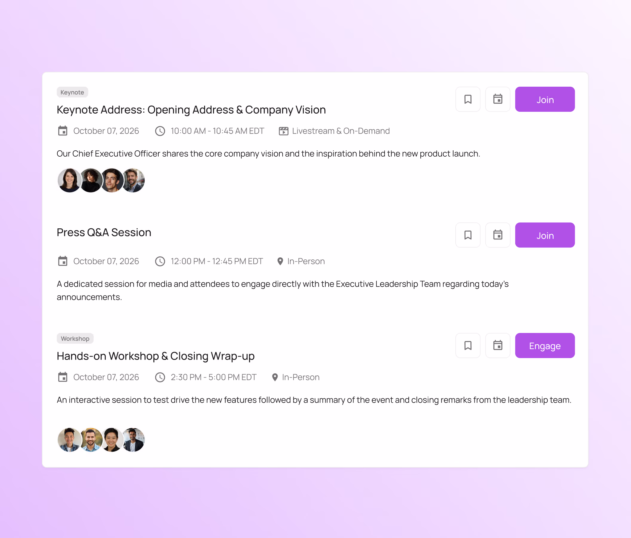 Event Hub - Built for Real Event Behavior