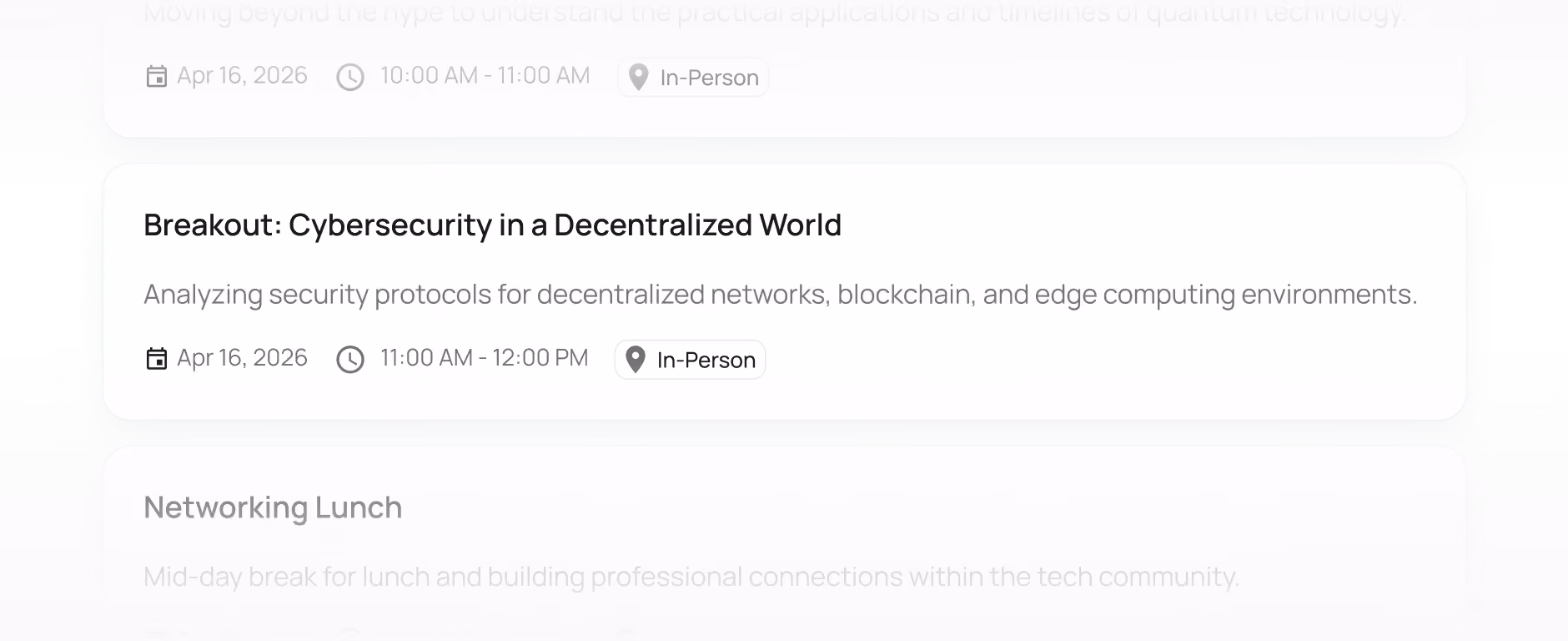 AI Event Builder - Agenda & Session Creation