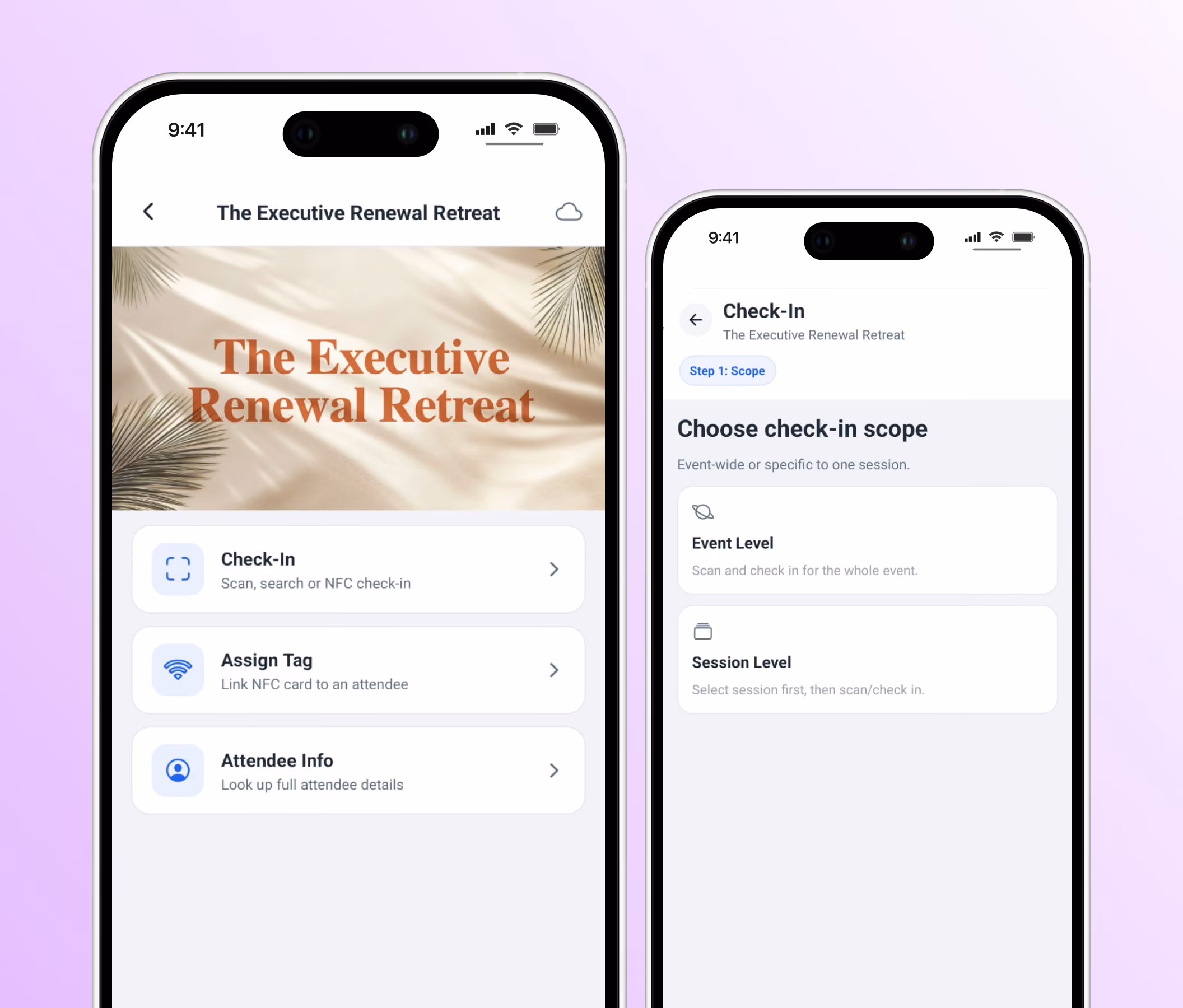 Onsite Check-in & Badging - Mobile Check-In