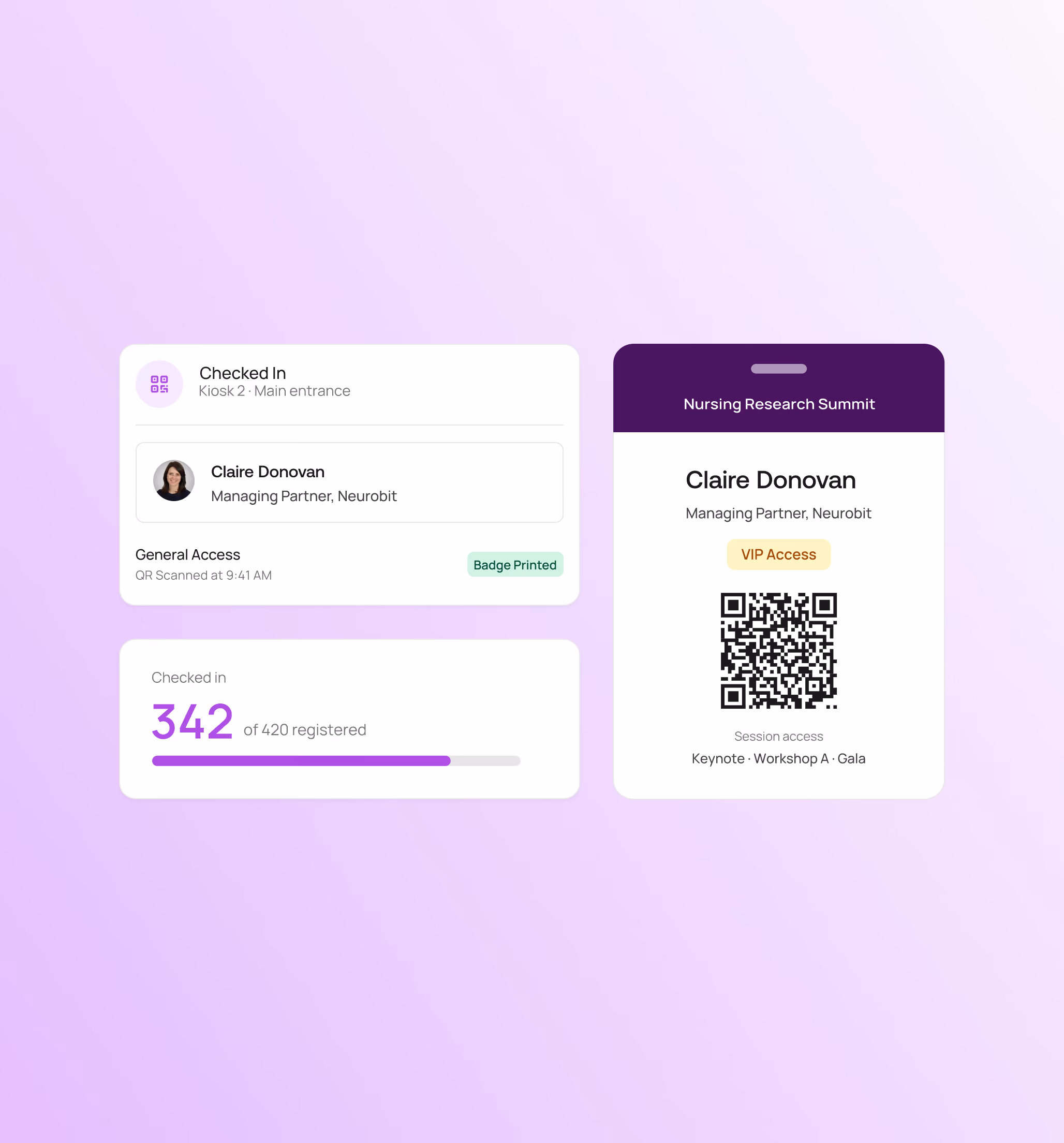 Event Types - Check-In