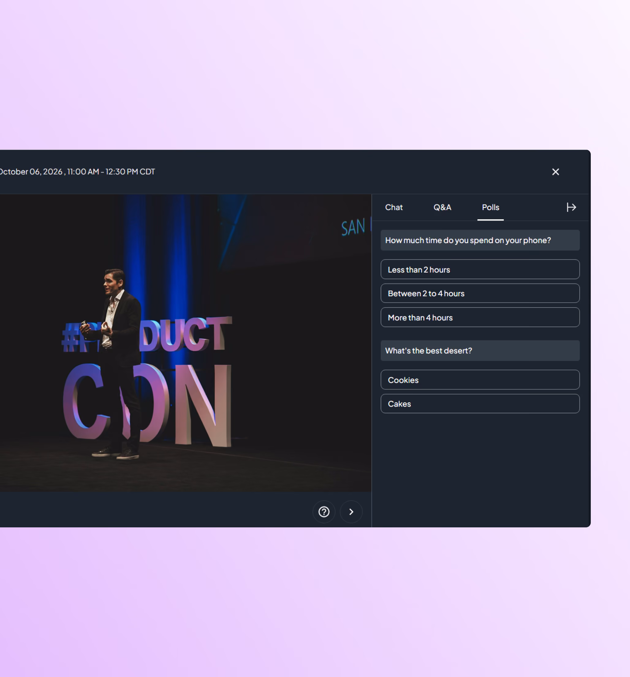 Event Types - Virtual Event Engagement