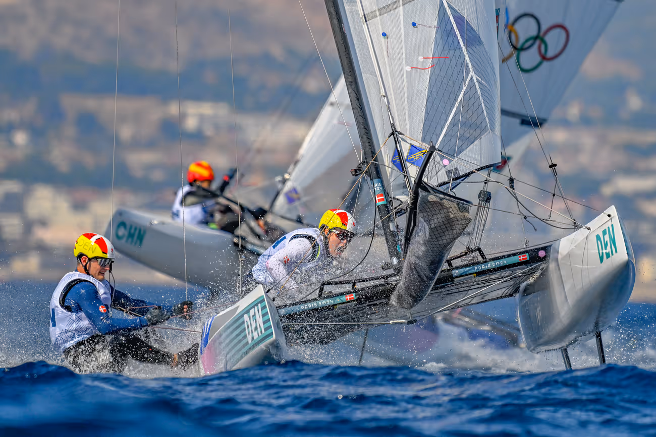 Épreuve de voile au Jeux Olympiques de Paris 2024 