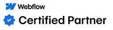 Insignia de Webflow Certified Partner
