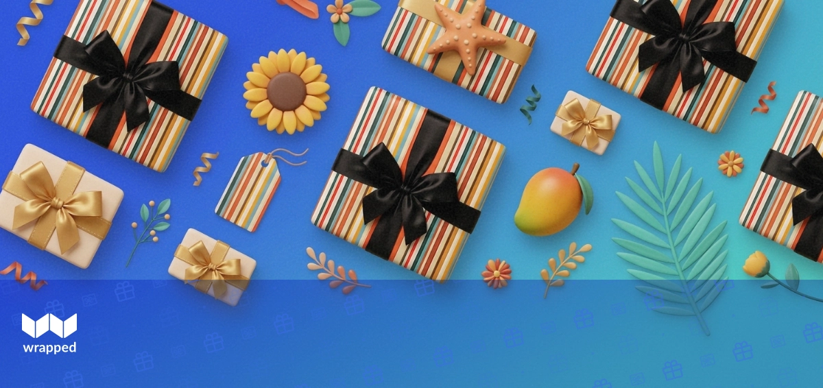 A world map with gift icons showing different gifting motivations across countries and regions