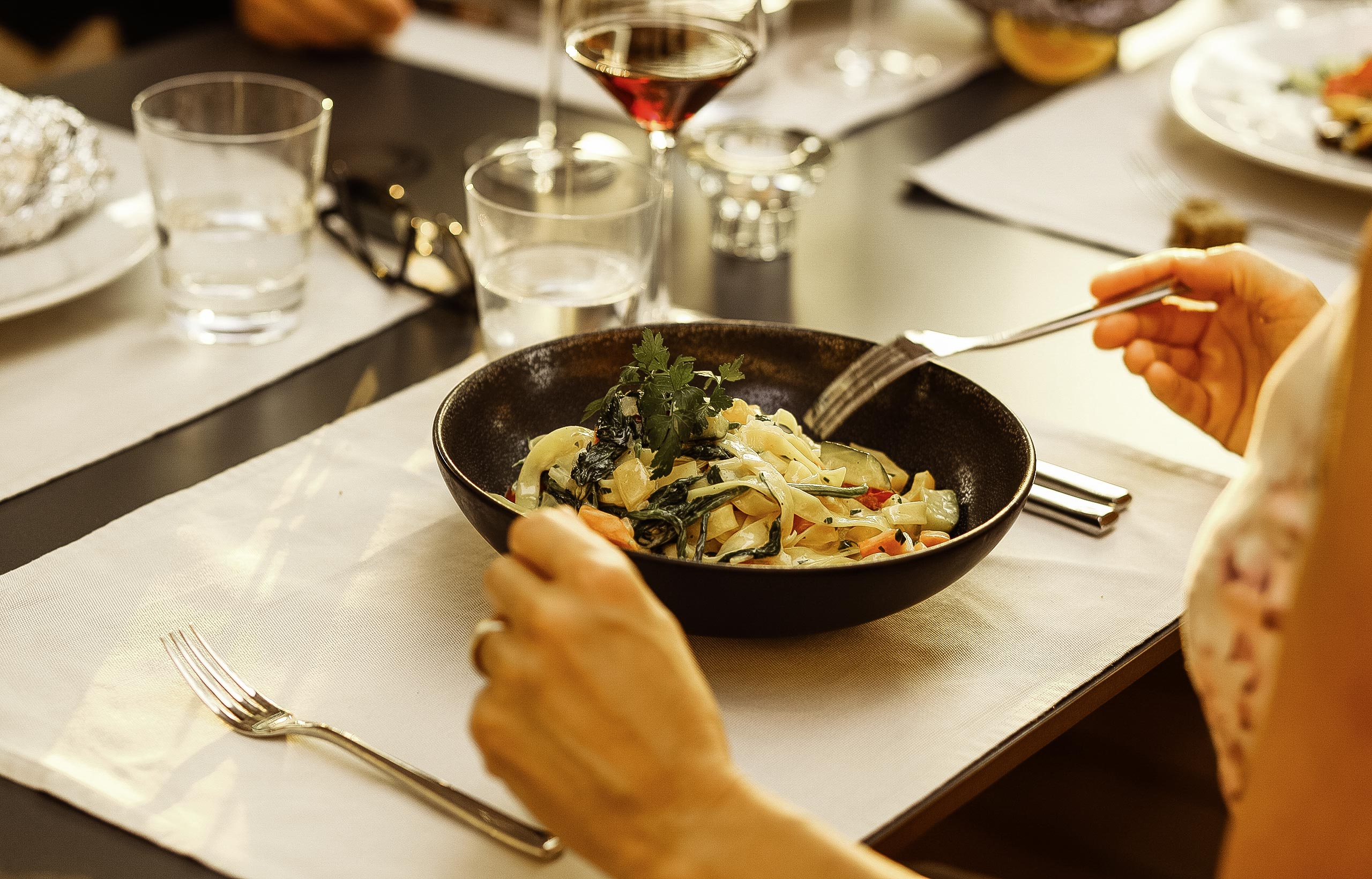Blick ins Teller