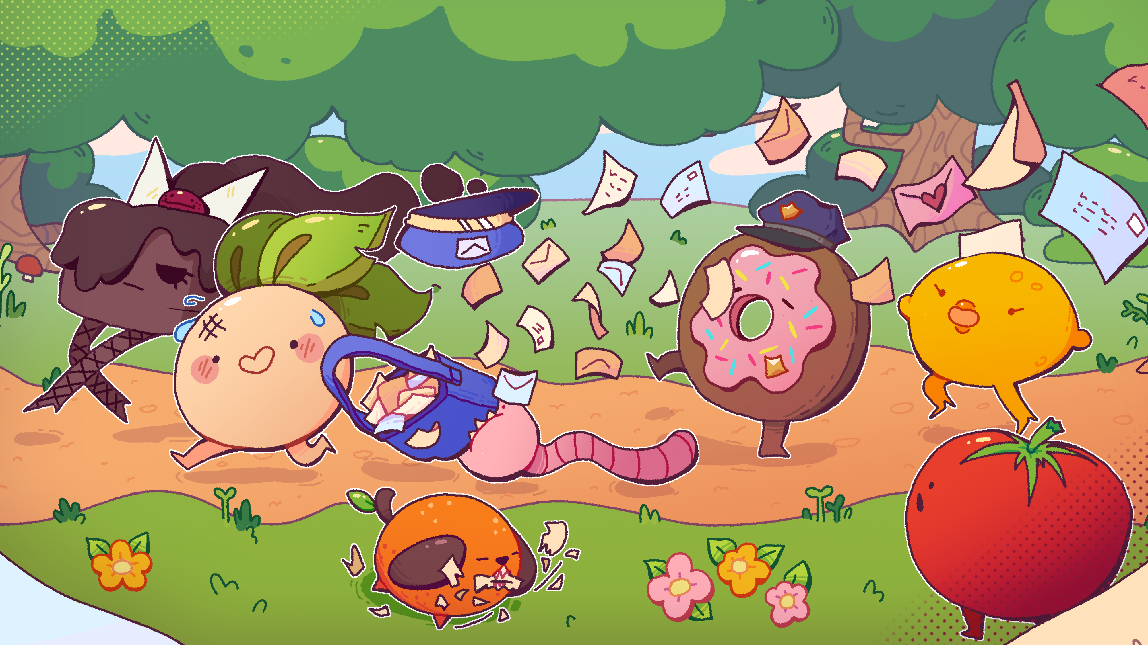 Turnip Boy's list of crimes grows in this spinoff mail-nabbing runner! Dash through package-littered landscapes, swapping styles while aiming for new high-scores and run closer to Veggieville's latest conspiracy.
