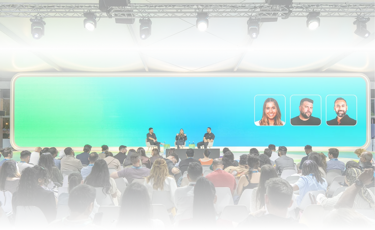 Photo of a conference gathering