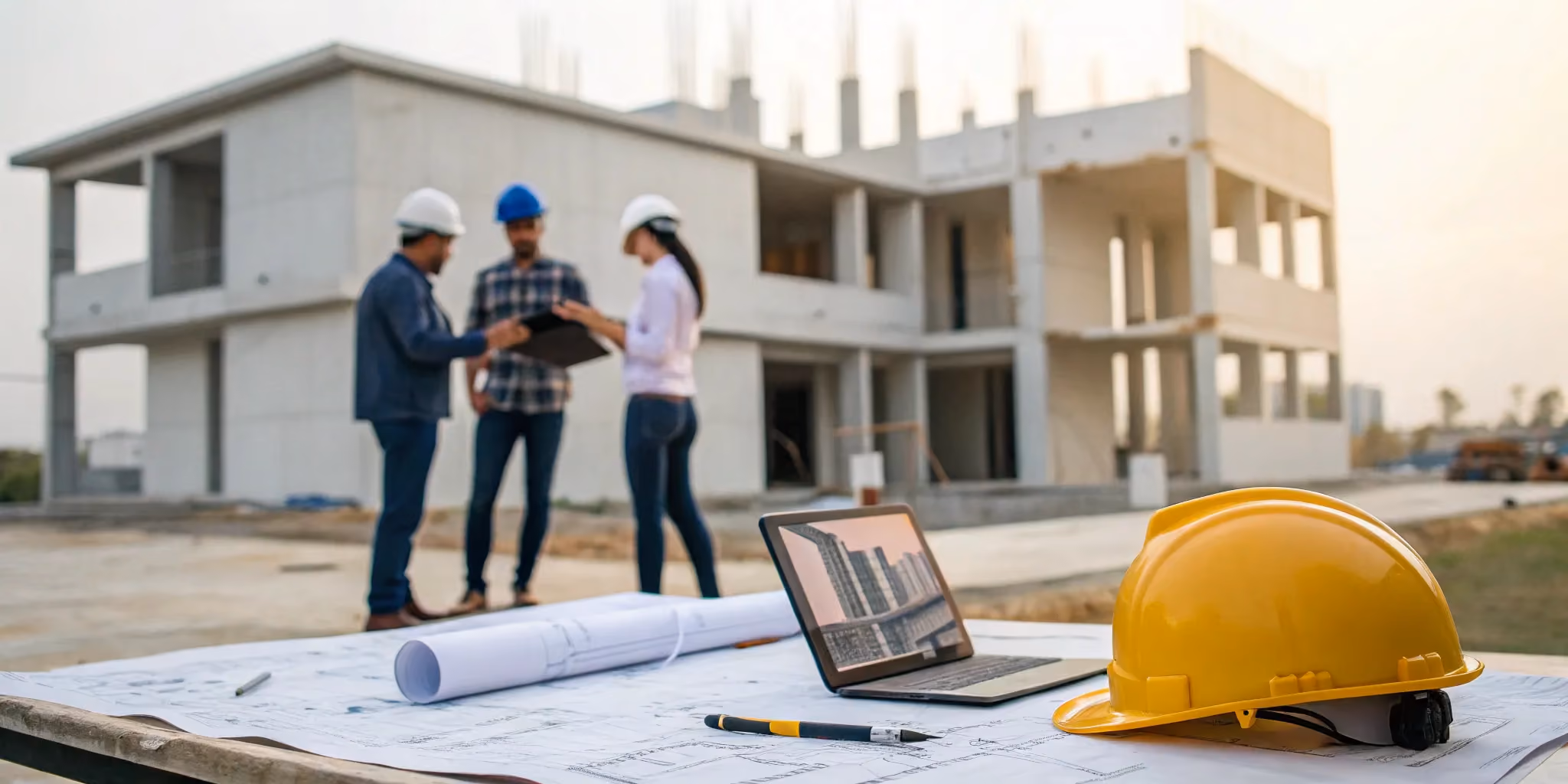 Collaboration between designers and builders, a key benefit of integrated design and construction.