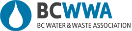 BC Water & Waste Association logo with blue water droplet icon