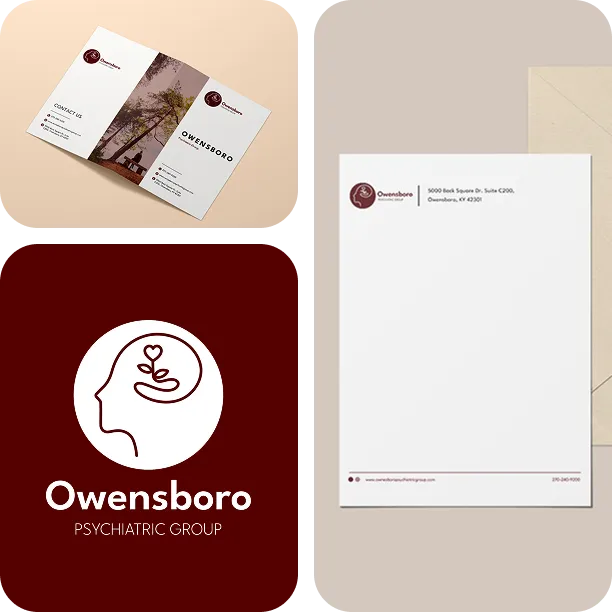 Owensboro logo with brand mockups