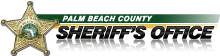 Palm Beach County Sheriff's Office logo.