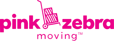 Pink Zebra Moving logo.