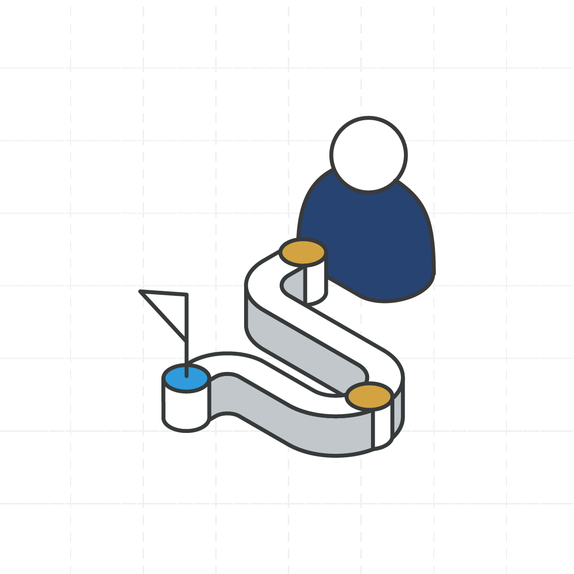An illustration of growing sales representing opportunities for the real estate agent to connect with homeowners