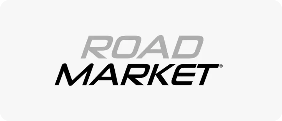 Logotipo de Road Market sobre fondo blanco.