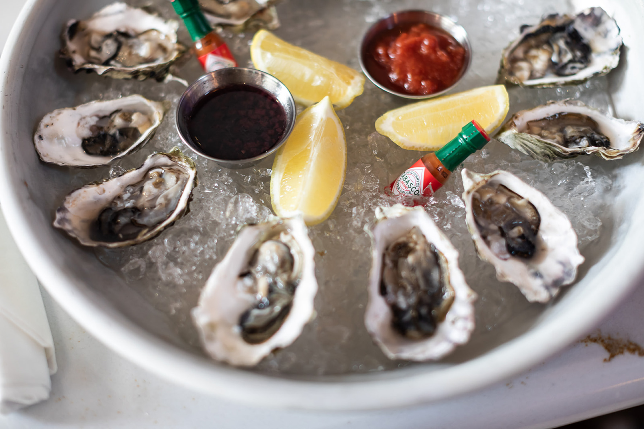 Food at Dumbo Oyster Bar