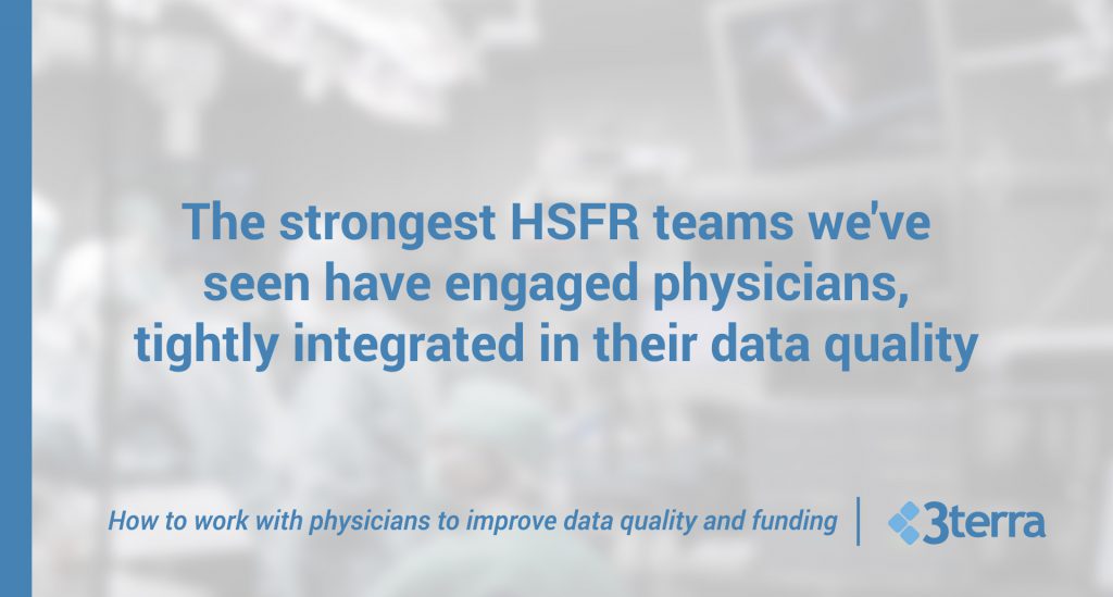 Physician documentation and funding